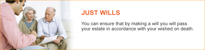 Just Wills - You can ensure that by making a will you will pass your estate in accordance with your wished on death. Just Legal Group